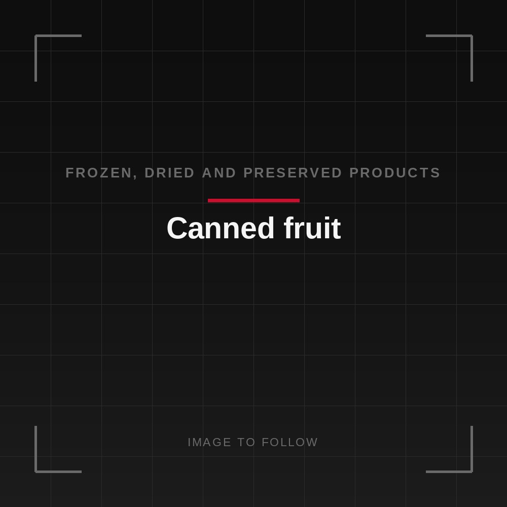 Canned fruit