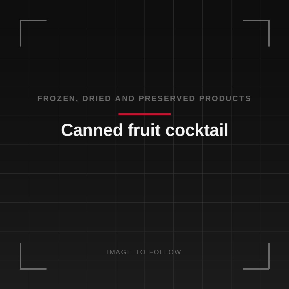 Canned fruit cocktail