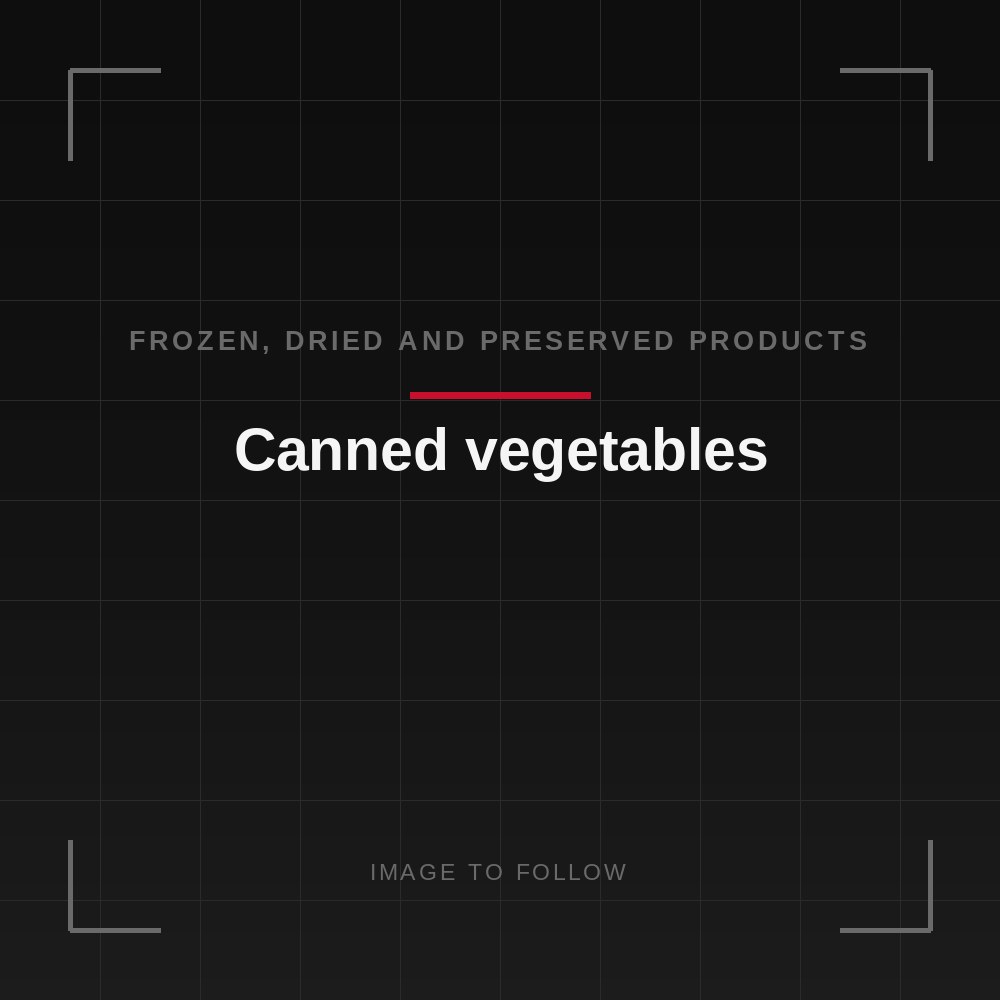 Canned vegetables