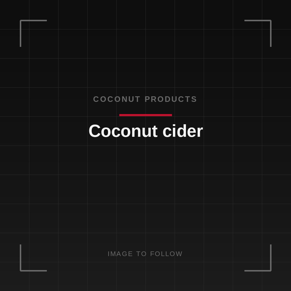 Coconut cider