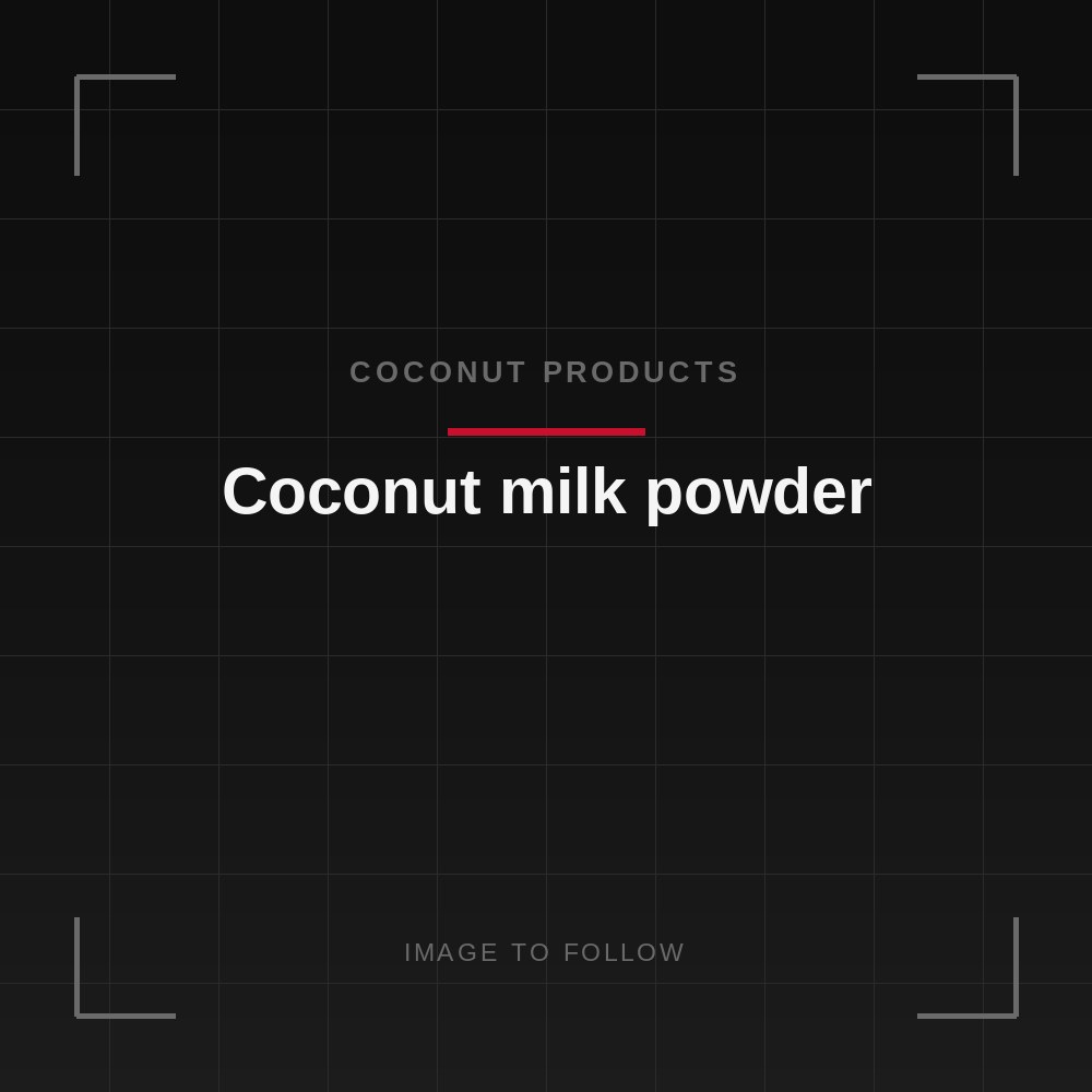 Coconut milk powder