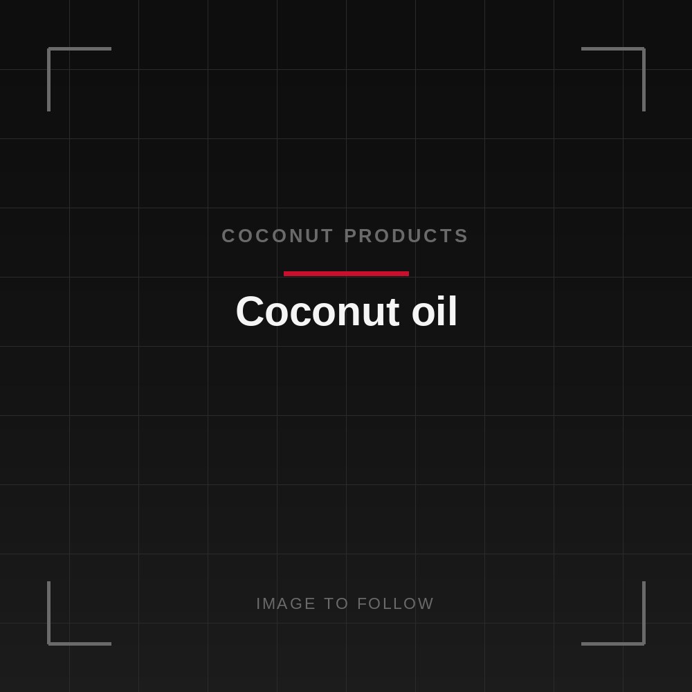 Coconut oil