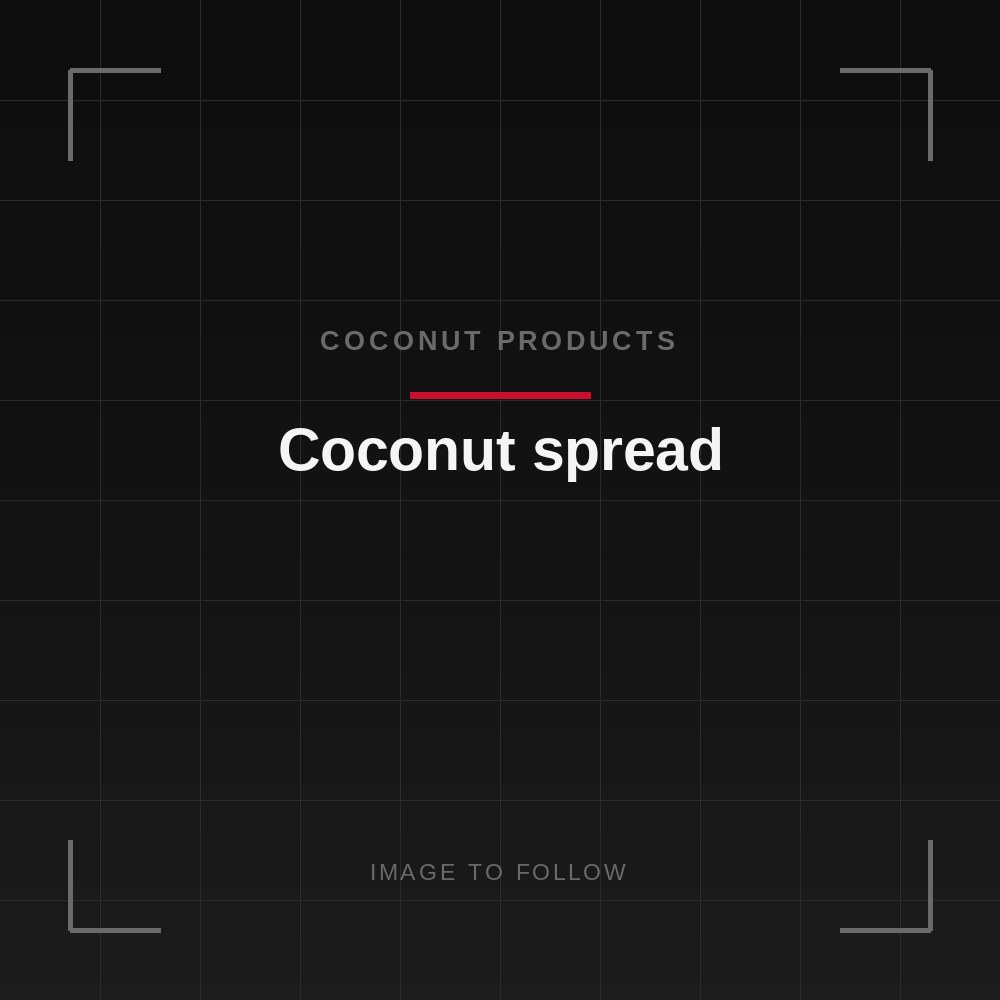 Coconut spread
