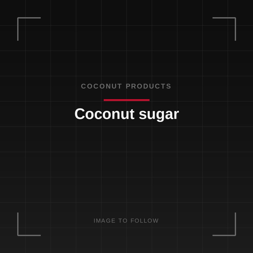 Coconut sugar