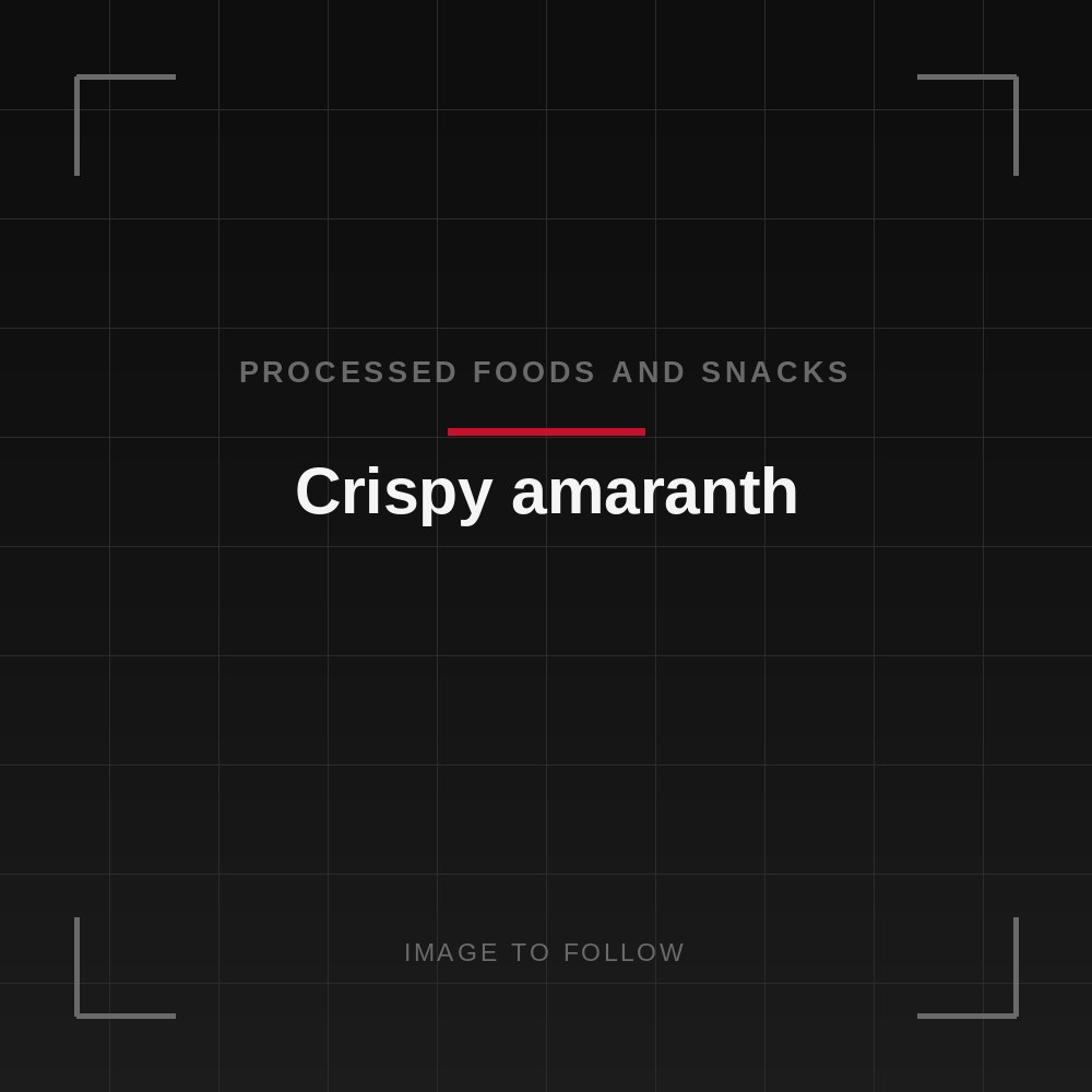 Crispy amaranth