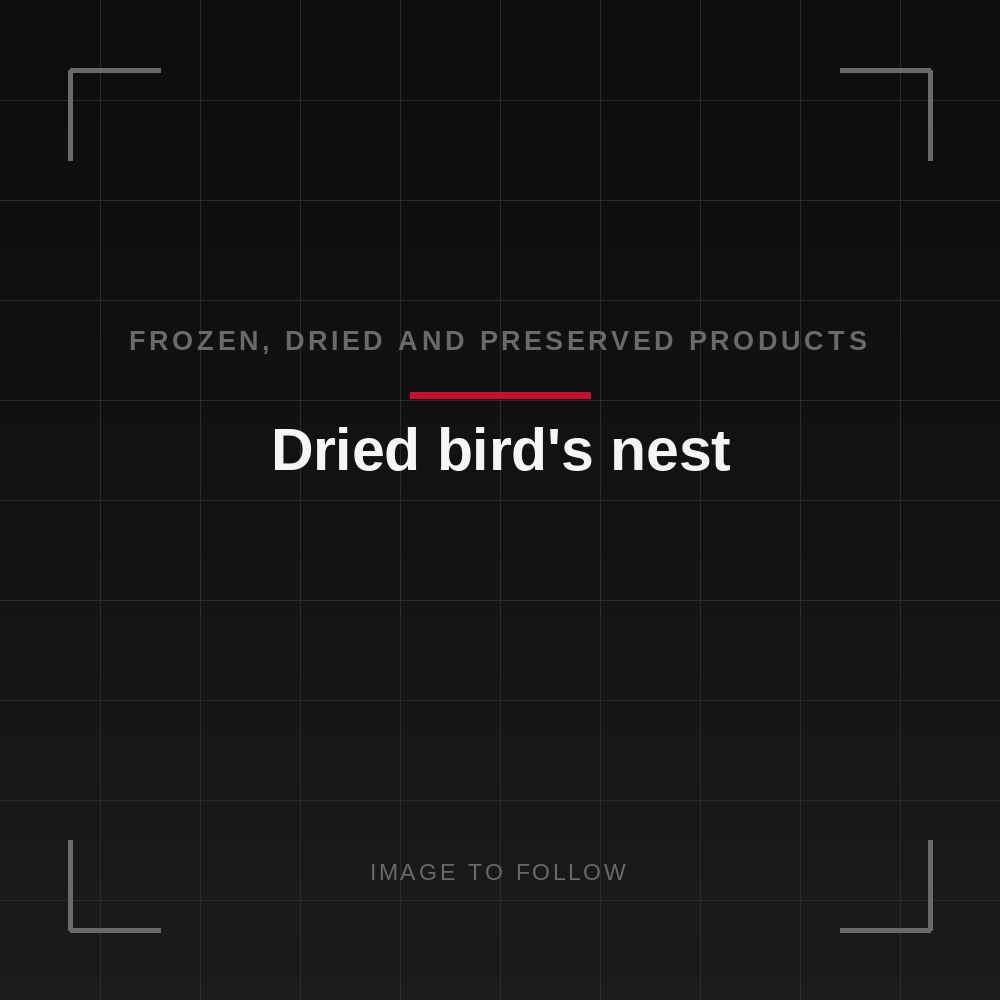 Dried bird's nest