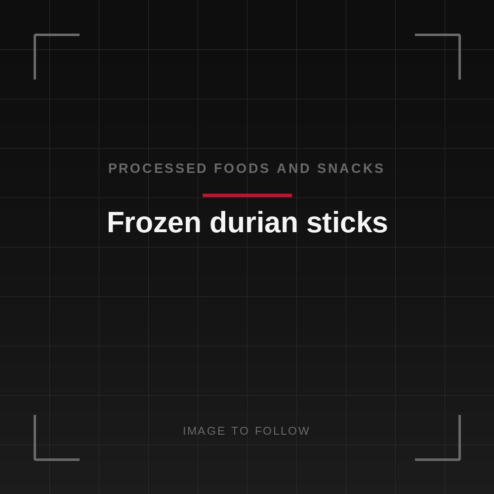 Frozen durian sticks