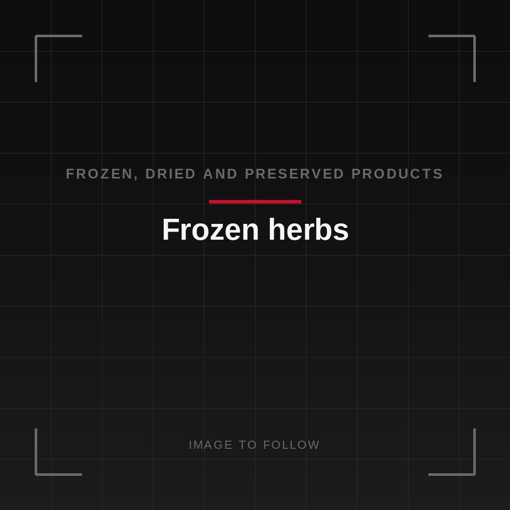 Frozen herbs