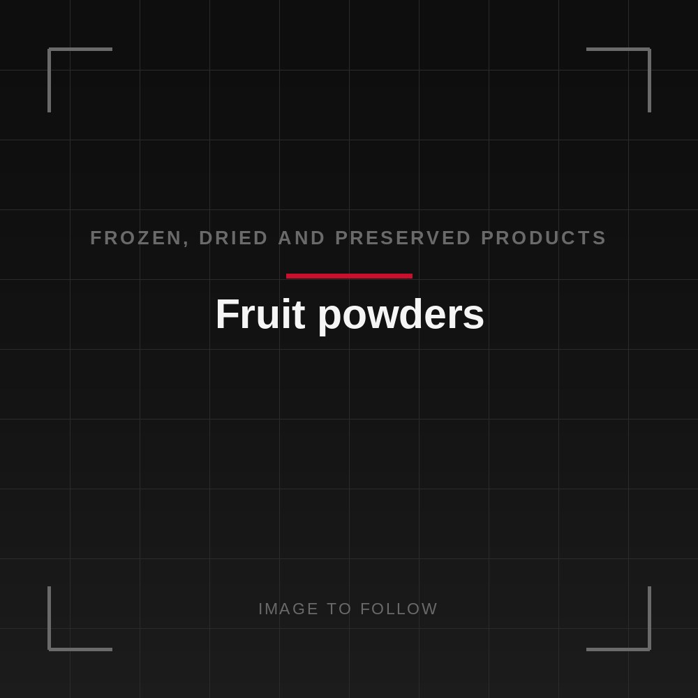 Fruit powders