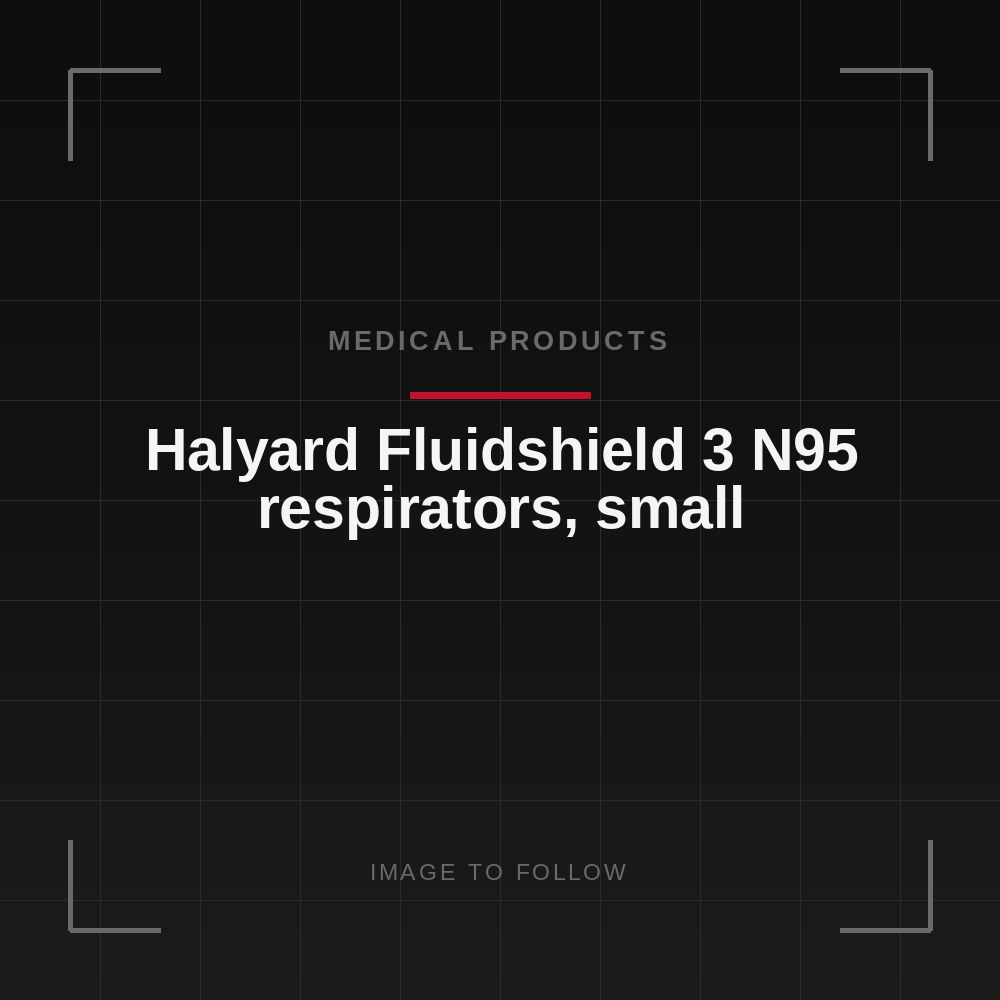 Halyard Fluidshield 3 N95 respirators, small