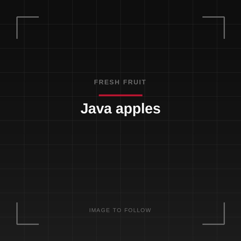 Java apples