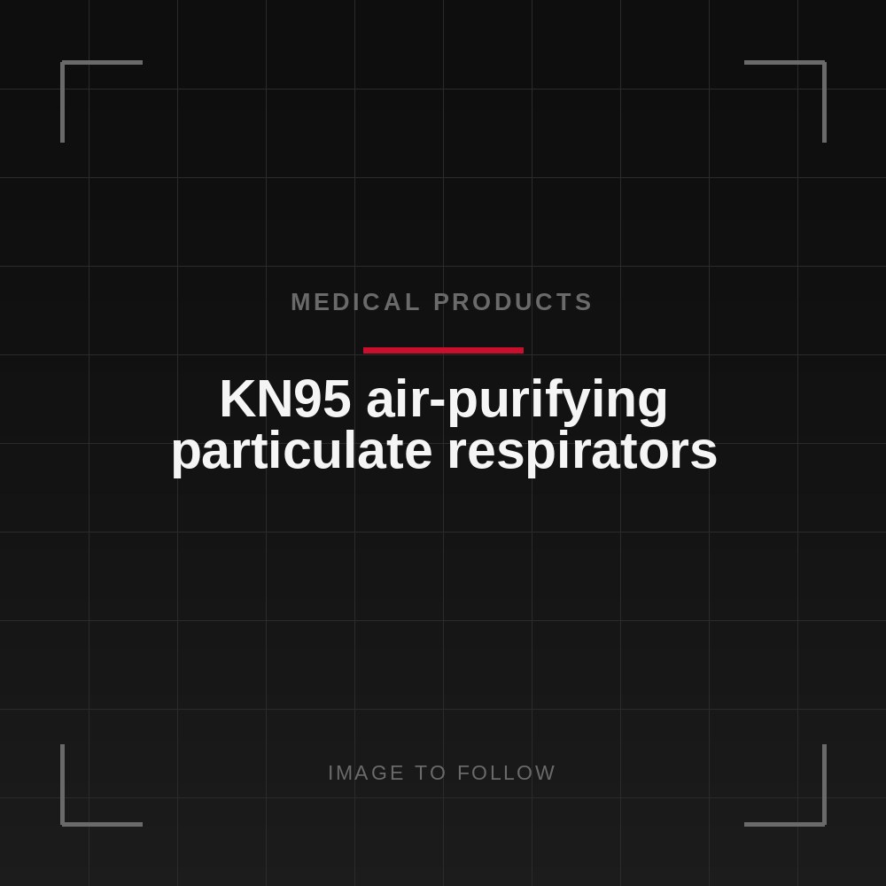 KN95 air-purifying particulate respirators