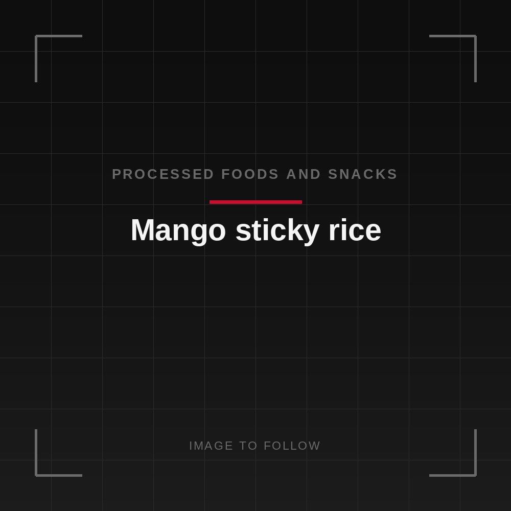 Mango sticky rice