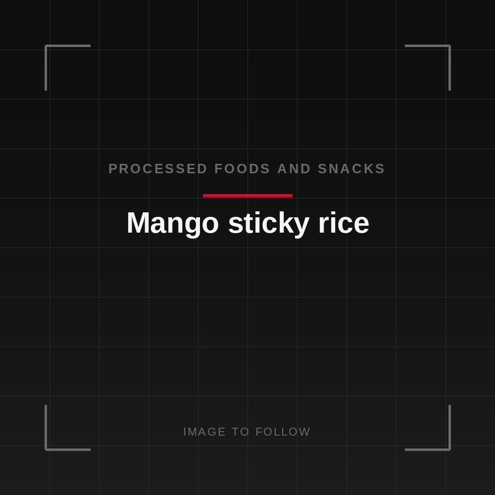 Mango sticky rice - Detail view
