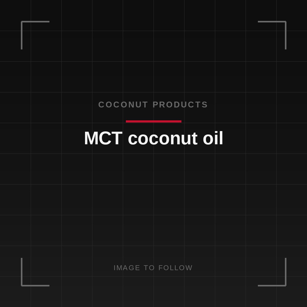 MCT coconut oil