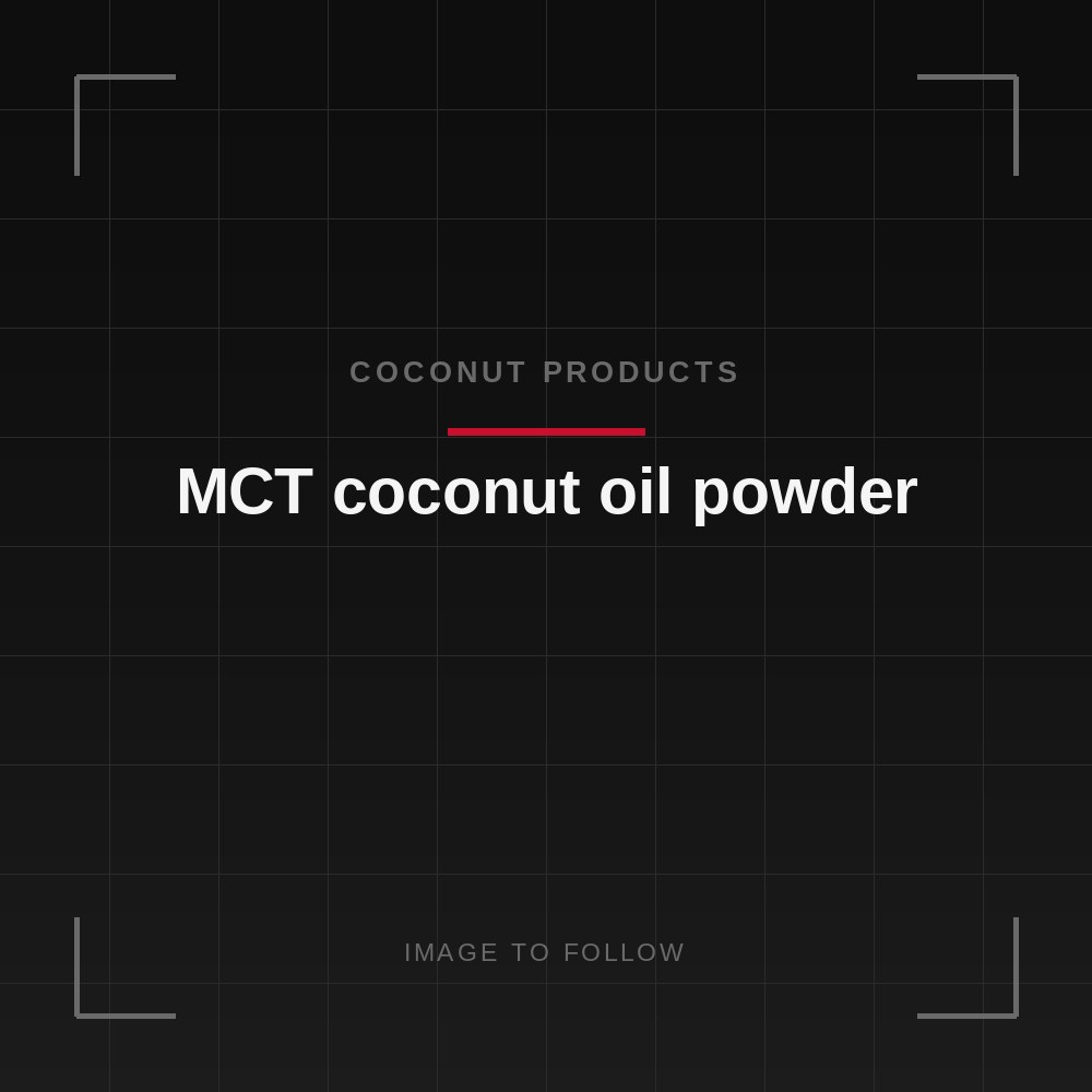 MCT coconut oil powder