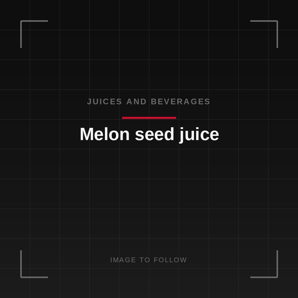Melon seed juice