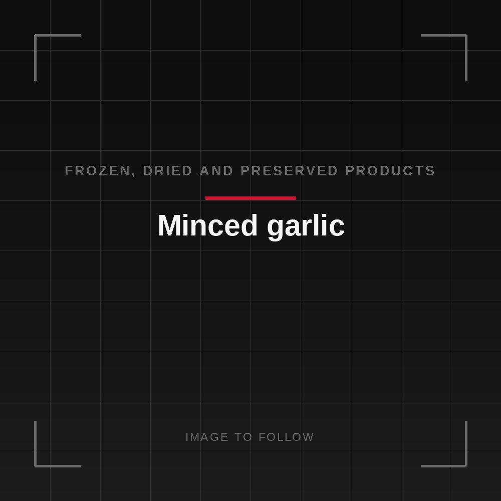 Minced garlic