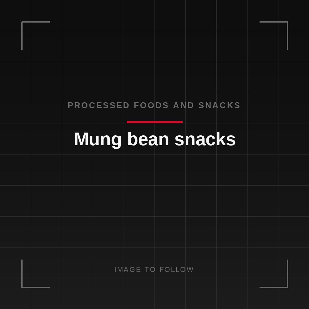 Mung bean snacks