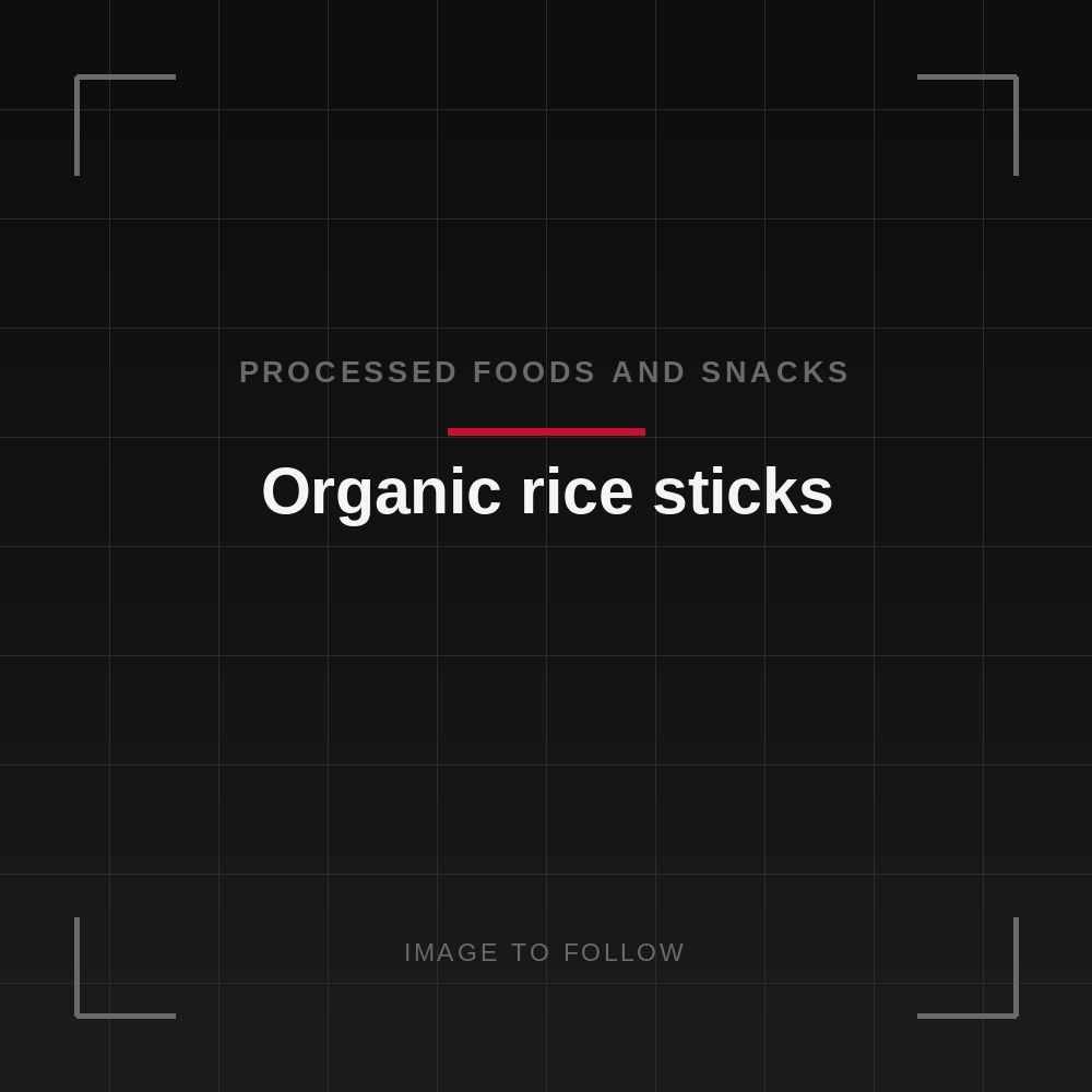 Organic rice sticks