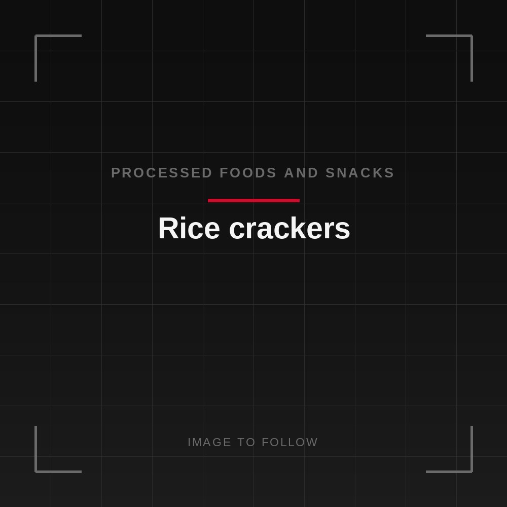 Rice crackers