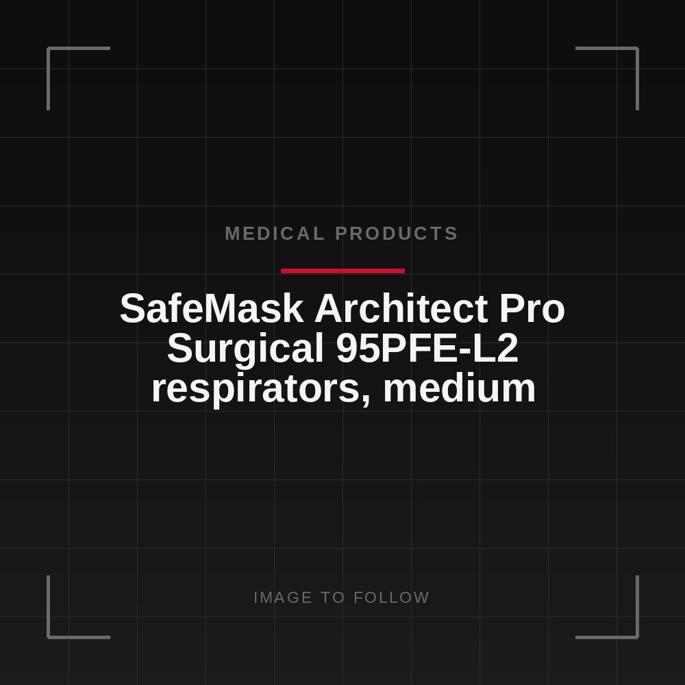 SafeMask Architect Pro Surgical 95PFE-L2 respirators, medium