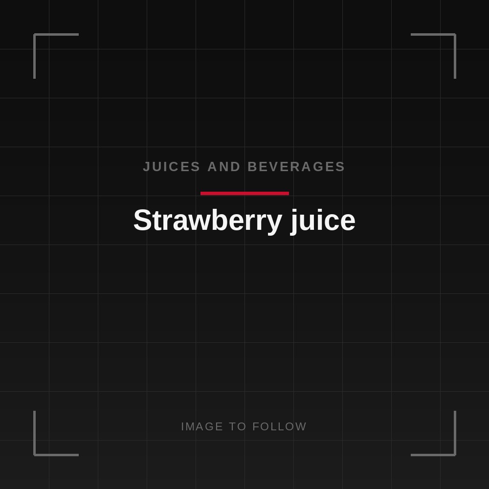 Strawberry juice