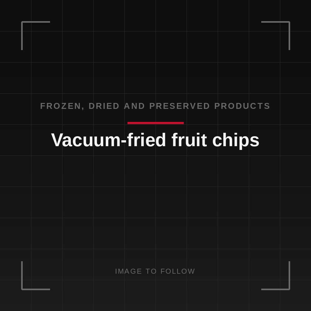 Vacuum-fried fruit chips