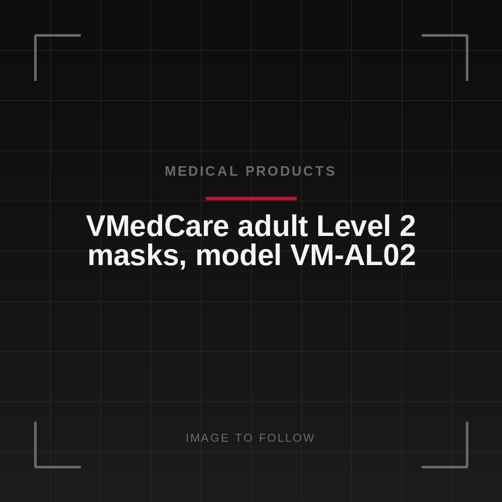 VMedCare adult Level 2 masks, model VM-AL02